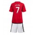 Manchester United Mason Mount #7 Babykleding Thuisshirt Kinderen 2023-24 Korte Mouwen (+ korte broeken)